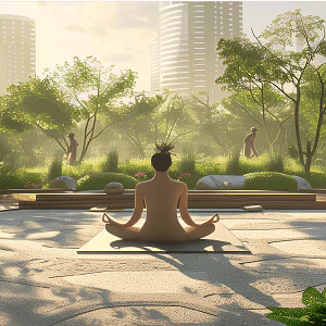 Suncity Sector 78 Amenities - Meditation Zone